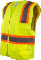 enhance safety visibility with reflective strips pockets in occupational health & safety products logo