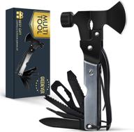 ultimate christmas stocking stuffers: 14-in-1 multitool hatchet gift for men and women - camping, axe, hammer, saw, and more! perfect birthday gifts for dad, husband, grandpa, him, fathers логотип