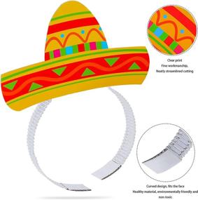 img 2 attached to Yewong Sombrero Ободки Ожерелья Украшения