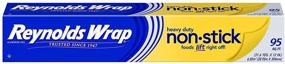 img 4 attached to Обертка Reynolds Wrap Non-Stick из алюминиевой фольги, 95 квадратных футов