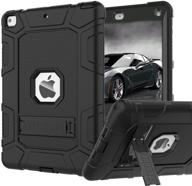 📱 shockproof rugged ipad mini 5/4 case with kickstand - three layer armor drop protection cover for 7.9 inch ipad mini 4/5 logo