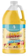 пенящееся антимикробное жидкое мыло для рук с манго - мега полгаллона (64 жид. унц.) в подставке для дозаправки - безопасное, произведено в сша логотип