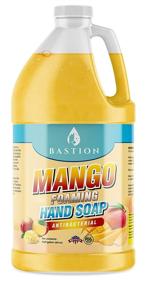 img 4 attached to Mango Foaming Antibacterial Hand Soap - Mega 1/2 Gallon (64 oz.) Refill Jug - Non-toxic, Made in the USA