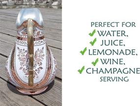 img 1 attached to 🍾 Sparkling Champagne Beverage Centerpiece for Restaurants - Hammered Design