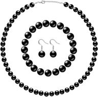jewelry simulated necklace bracelet earrings logo