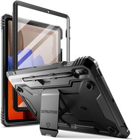 img 4 attached to 📱 Poetic Revolution Series for Samsung Galaxy Tab S7 Tablet Case - Full-Body Heavy Duty Case with Built-in-Screen Protector (11 Inch Model, 2020 Release, Black)