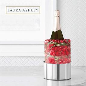 img 3 attached to 🍾 Laura Ashley Champagne Bucket Ice Mold: Design Your Own Ice Bucket for Wine or Liquor Bottles, Complete with Stainless Steel Drip Tray, Personalize with Decorations as a Unique Table Centerpiece