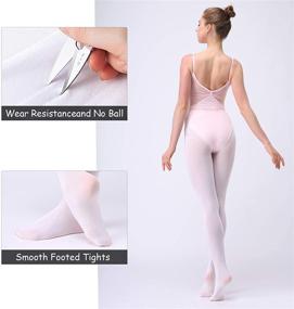 img 1 attached to Soudittur Ballet Tights: Stylish School Clothing for Girls
