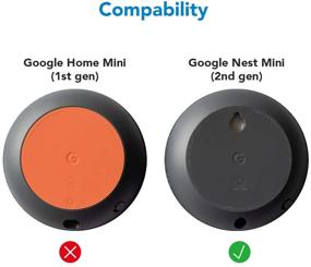 img 2 attached to Крючок с клеевой основой KIWI Design для Google Nest Mini (2-го поколения)