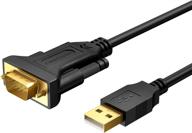 cablecreation usb to rs232 serial adapter with pl2303 chipset (2-pack) логотип