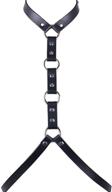 💀 gothic waist belt: women's punk body chain harness adjustable for a statement look logo