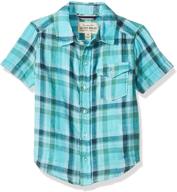 👕 lucky brand boys' little sleeve button clothing and tops: tees & shirts logo