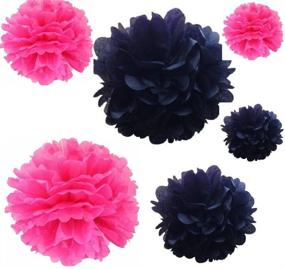 img 1 attached to Joinwin® Pompoms Wedding Birthday Decoration