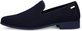 img 2 attached to 👞 Uubaris Loafers: Classic Tuxedo Walking Men's Shoes with Loafers & Slip-Ons Comfort