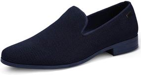 img 4 attached to 👞 Uubaris Loafers: Classic Tuxedo Walking Men's Shoes with Loafers & Slip-Ons Comfort