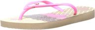 👧 havaianas kids slim pop sandal-k unisex children's sandal logo