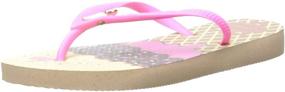 img 4 attached to 👧 Havaianas Kids Slim POP Sandal-K Unisex Children's Sandal