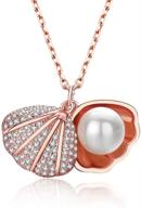 💎 stunning onthologie pearl necklace: genuine freshwater cultured pearls, sterling silver, infinity design and more for women and girls logo