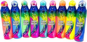 img 1 attached to 🎯 Set of 9 Super Bright Fluorescent 4oz Bingo Daubers in Various Colors