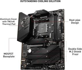 img 2 attached to 💻 MSI MEG B550 Unify-X Gaming Motherboard for AMD AM4 with DDR4, PCIe 4.0, SATA 6Gb/s, Dual M.2, USB 3.2 Gen 2, HDMI, Wi-Fi 6 AX, ATX, and Support for AMD Ryzen 5000 Series Processors