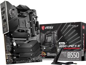 img 4 attached to 💻 MSI MEG B550 Unify-X Gaming Motherboard for AMD AM4 with DDR4, PCIe 4.0, SATA 6Gb/s, Dual M.2, USB 3.2 Gen 2, HDMI, Wi-Fi 6 AX, ATX, and Support for AMD Ryzen 5000 Series Processors