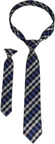 img 2 attached to 👨 Baugu Father Son Necktie Set: Premium Men's Accessories, Ties, Cummerbunds & Pocket Squares
