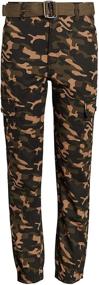 img 4 attached to 👖 Camo Print Twill Jogger Pants for Boys - Quad Seven's Ultimate Style and Comfort Combo