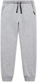 img 4 attached to 👖 DEESPACE Kids Sweatpants: Comfortable and Stylish Micro Velvet Joggers for Boys and Girls aged 3-12 Years