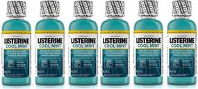 img 4 attached to 🌬️ Combat Bad Breath On-the-Go with Listerine Cool Mint Mouthwash - Travel Size 3.2 oz (Pack of 6)