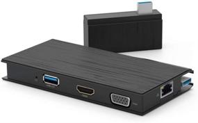 img 4 attached to 💻 VisionTek VT100 Universal USB 3.0 Portable Dock with HDMI, VGA, Ethernet, SD/microSD and USB 3.0 Port for PC, MAC, & Chrome OS