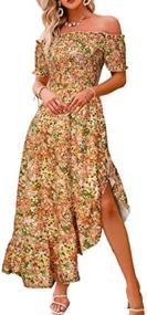 img 1 attached to 🌸 Vintagton Women's Floral Strapless Dresses: Timeless Elegance in Women's Clothing