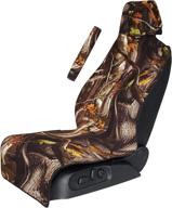 🚗 gorla gear camo premium waterproof car seat cover - universal fit, stain resistant, neoprene, non-slip - protect leather & cloth seats, van, truck, suv, sedan - ideal for hunting dogs & kids logo