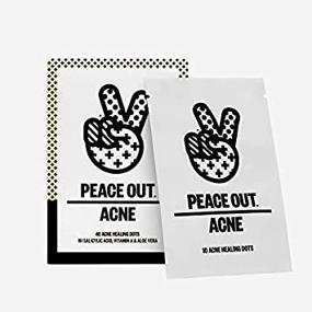 img 3 attached to 🌟 Peace Out Acne Dots: Powerful Acne Healing with Salicylic Acid, Vitamin A & Aloe Vera - Set of 40 Dots