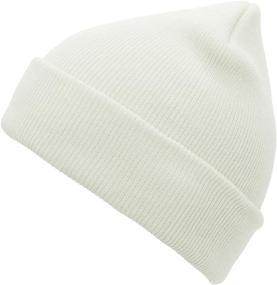 img 3 attached to American Trends Winter Beanie: Stylish Knit Fisherman Hat for Men and Women - Cuffed Black Beanie for a Slouchy Skull Cap Look