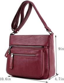 img 1 attached to 👜 Сумки через плечо, сумки-мессенджеры и кошельки для женщин SYYHOME, а также сумки Hobo