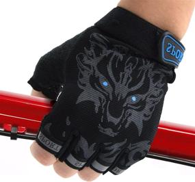 img 3 attached to Ultrathin Non-Slip Kids Cycling Gloves for Fishing, Roller Skating, Climbing - Breathable Half Finger Bicycle Gloves for Children - Roller-Skating Gloves