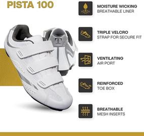 img 3 attached to 🚲 Enhance your Cycling Experience with Tommaso Pista Women's Road Bike Cycling and Indoor Cycling Shoe - Designed for Dual Cleat Compatibility