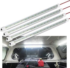 img 4 attached to 🚐 WELLUCK 12V Interior LED Light Bar – Illuminate Your Car, Trailer, Truck Bed, Van, RV, and More with this Slim 12 Volt LED Lighting Fixture