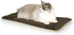 img 4 attached to 🐱 Thermo-Kitty Mat Reversible Cat Bed by K&amp;H Pet Products, now with Heated Comfort