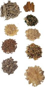 img 3 attached to 🎁 Exquisite Resin Incense Variety Sampler Set - 9 Incense Fragrances in Gift Box and Resealable Bags