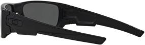 img 1 attached to 🕶️ Matte Iridium Polarized Sunglasses Oakley Crankshaft