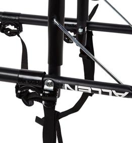 img 1 attached to 🚲 ALLEN Deluxe 3-Bike Trunk Mount Rack: Secure & Stylish Rack in Black/Silver