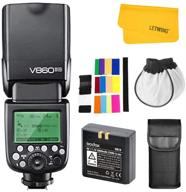 📸 годокс v860ii-n 2.4g ttl литиево-ионный аккумуляторный фотовспышка - nikon d800 d700 d7100 d7000 d5200 d5100 d5000 d300 d300s d3200 d3100 d3000 d200 d70s d810 d610 d90 d750 совместима (v860ii-n) логотип