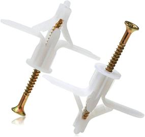 img 4 attached to Drywall Anchor Kit for Hollow Wall and Hollow Door: Fasteners, Anchors, and Installation Accessories