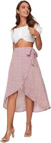 img 1 attached to 🌸 Floral Waisted Medium Women's Clothing and Skirts by SheIn