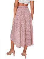 🌸 женская одежда и юбки средней посадки с цветочным узором от shein логотип
