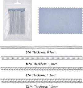 img 3 attached to 🔍 Frienda 16-Piece Ring Sizer Adjuster Set for Loose Rings + Silver Polishing Cloth | 4 Sizes - Enhanced SEO