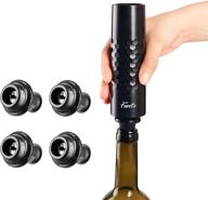 foneta automatic wine saver vacuum pump with 4 reusable wine bottle stoppers sealer to preserve wine freshness up to 7 days логотип