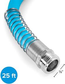 img 3 attached to 🚰 Camco EvoFlex 25-Foot Hose: 5/8-inch Diameter, Ideal for Recreational Use, Drinking Water Safe & Highly Flexible (22594), Blue