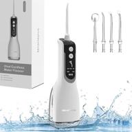 🚰 miracleplus professional cordless water flosser - oled oral irrigator for travel & home, ipx7 waterproof rechargeable dental flosser with 5 modes logo